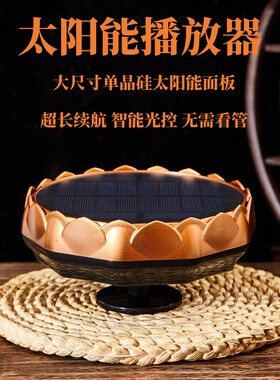 防雨防电可定制内存太阳能播放器