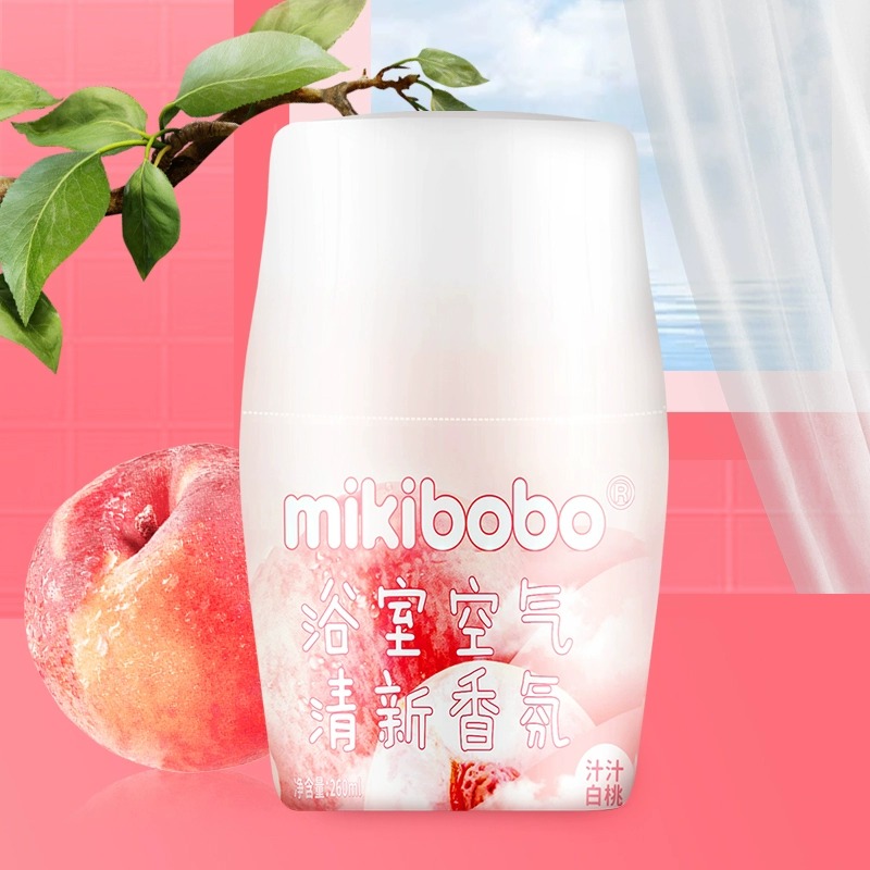 【2瓶】mikibobo白桃味浴室香氛空气清新剂卧室持久留香厕所香薰