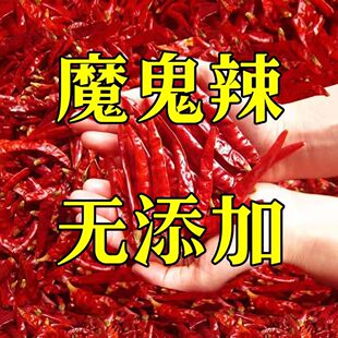 特辣干辣椒魔鬼辣椒干辣椒超辣香辣辣椒粉辣椒段干红辣椒