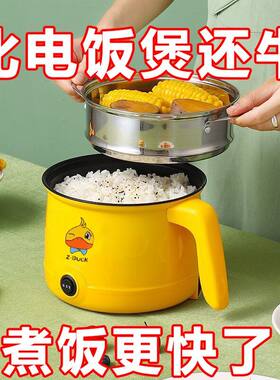 多功能小电锅煎炒煮涮电煮锅学生宿舍电热锅网红同款家用小电饭锅