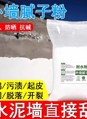 防水补外墙膏墙面修补白色防潮防霉墙体脱落腻子粉修复室内家用