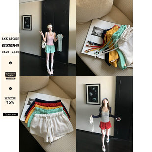 Skk Store 裤神回归 俱乐部女孩苧麻人手一条!越穿越舒服极简短裤