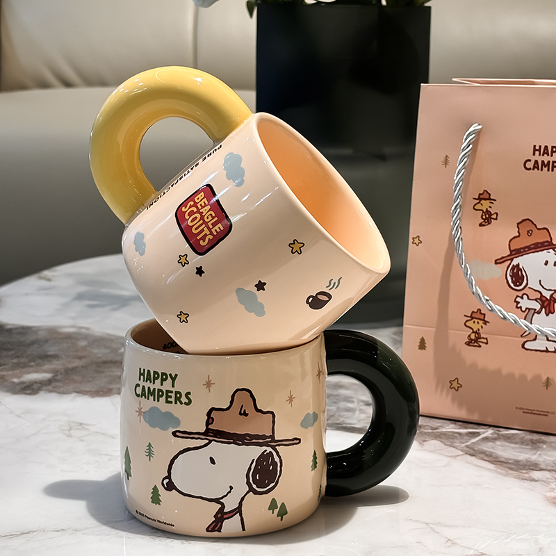 【官方授权】史努比陶瓷马克杯