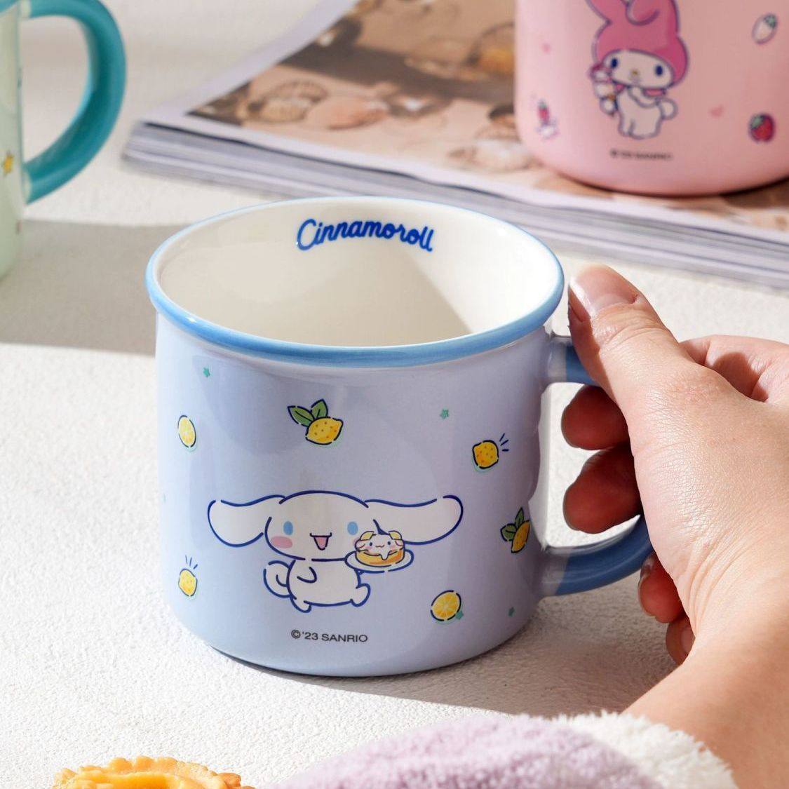 三丽鸥正版马克杯水杯女生高颜值2025新款陶瓷杯家用喝水生日礼物