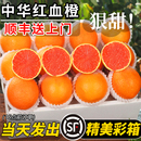 顺丰红心血橙新鲜水果秭归中华红橙子当季 整箱雪橙9斤手剥果冻橙