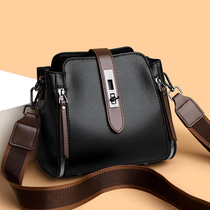 品牌真皮女包水桶包斜挎包时尚包包2025新款牛皮小包包手提单肩包,箱包皮具/热销女包/男包,水桶包,淘宝优惠券,粉丝福利购,淘宝优惠卷