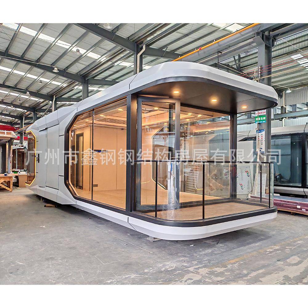 38平太空舱民宿可整出网红流浪舱房子一房一厅移动房厂家