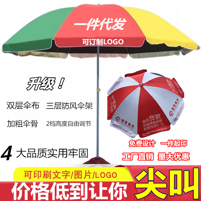 户外庭院天台大遮阳伞遮阳伞大伞摆摊太阳伞广告伞商用沙滩庭防晒