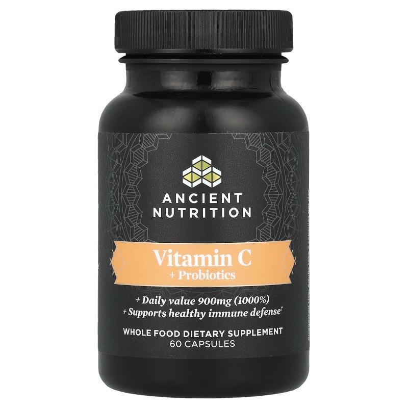 Dr. Axe / Ancient Nutrition,Vitamin C + Probiotics