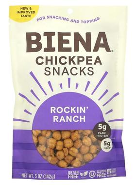 BIENA,鹰嘴豆零食，烤蜂蜜，5 盎司（142 克）