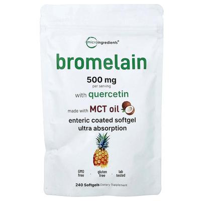 Micro Ingredients,Bromelain With Quercetin,  240 Softgels