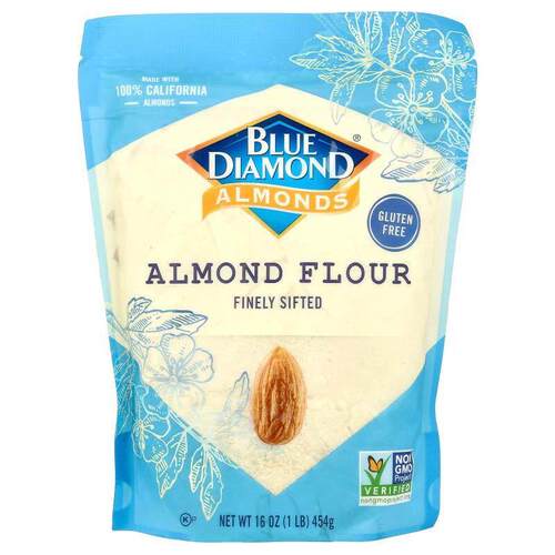 蓝钻石,巴旦木粉，细筛，16 盎司（454 克）