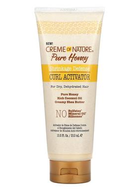 Creme Of Nature,Pure Honey, Shrinkage Defense, Curl Activato