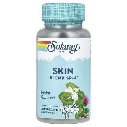 Solaray,Skin Blend, SP-4, 100 VegCaps