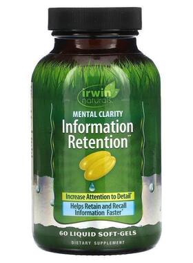 爱乐能,信息保持，头脑清晰，60液体软凝胶