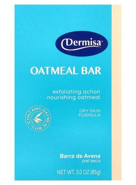 Dermisa,Oatmeal Bar Soap, For Dry Skin, 3 oz (85 g)