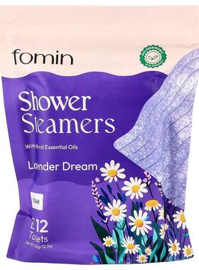 fomin,Shower Steamers, Lavender Dream, 12 Tablets