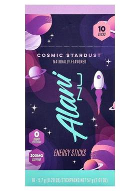 Alani Nu,Energy Sticks, Cosmic Stardust™, 10 Stickpacks, 0.2