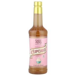 ChocZero,Premium Syrup, Cupcake, Sugar Free, 25.4 fl oz (750