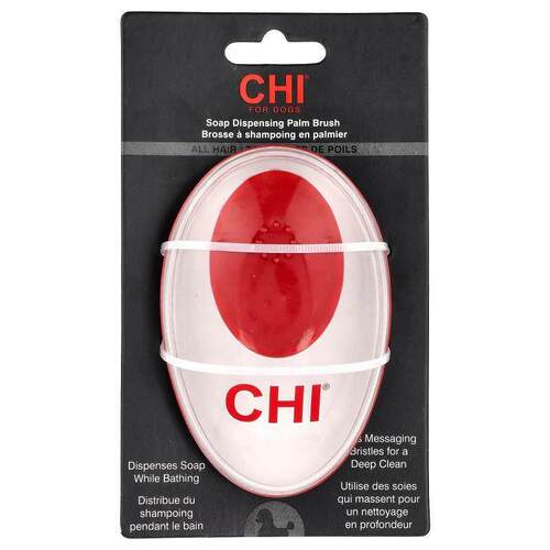 CHI for Dogs,Soap Dispensing Palm Brush, For Dogs, 1 Count