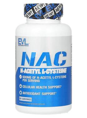 EVL,NAC, 600 mg, 60 Veggie Capsules