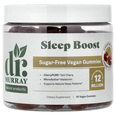 Dr. Murray's,Sleep Boost Gummies, Cherry, 90 Vegan Gummies