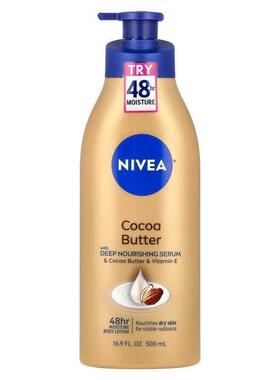 妮维雅,Cocoa Butter Body Lotion, 16.9 fl oz (500 ml)