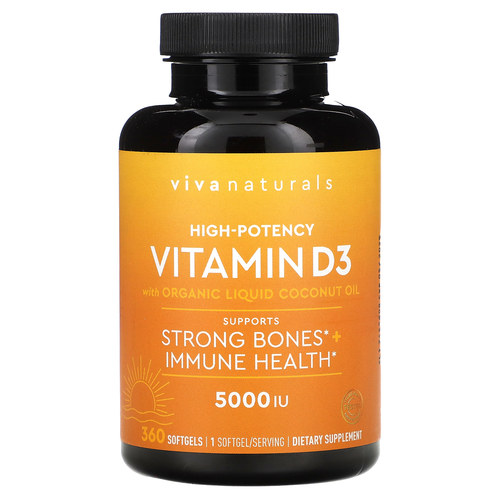 Viva Naturals 维生素 D 与有机椰子油