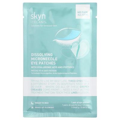 Skyn Iceland,Dissolving Microneedle Eye Patches, 1 Pair, 0.0