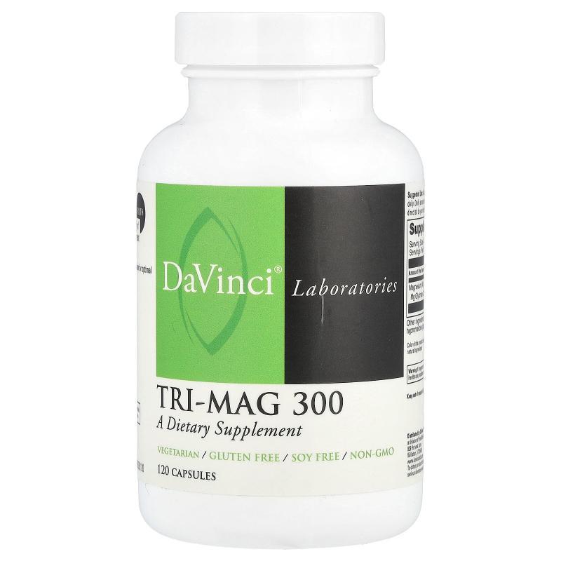 DaVinci Laboratories of Vermont,Tri-Mag 300，120粒胶囊