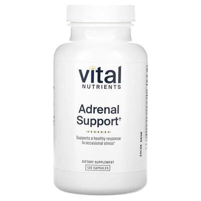 Vital Nutrients,肾上腺帮助，120 粒胶囊