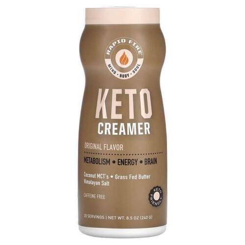 RAPIDFIRE,Keto Creamer, Original, Caffeine Free , 8.5 oz (24