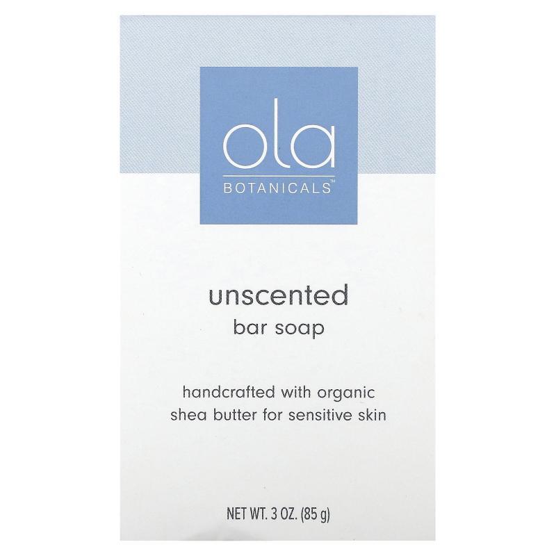 Mercola博士,Ola Botanicals, Bar Soap, Unscented, 3 oz (85 g)