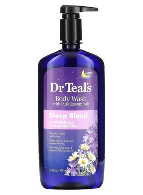 Dr. Teals,Body Wash With Pure Epsom Salt, Sleep Blend, 24 fl