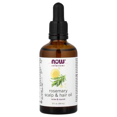 诺奥,Solutions, Rosemary Scalp & Hair Oil, 2 fl oz (59 ml)