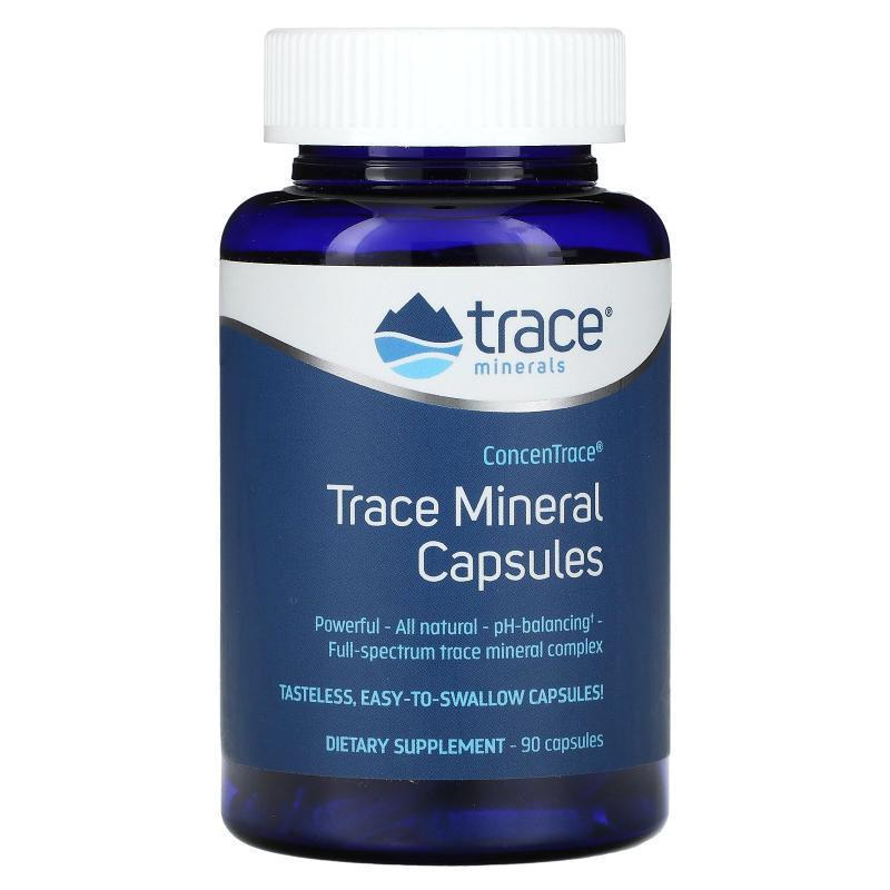露那辛,ConcenTrace, Trace Mineral Capsules, 90 Capsules