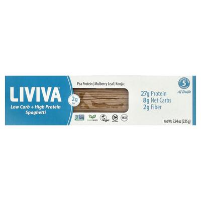 LIVIVA,Low Carb + High Protein Spaghetti, 7.94 oz (225 g)