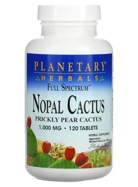 Planetary Herbals,多面胭脂仙人掌，1,000 毫克，120 片