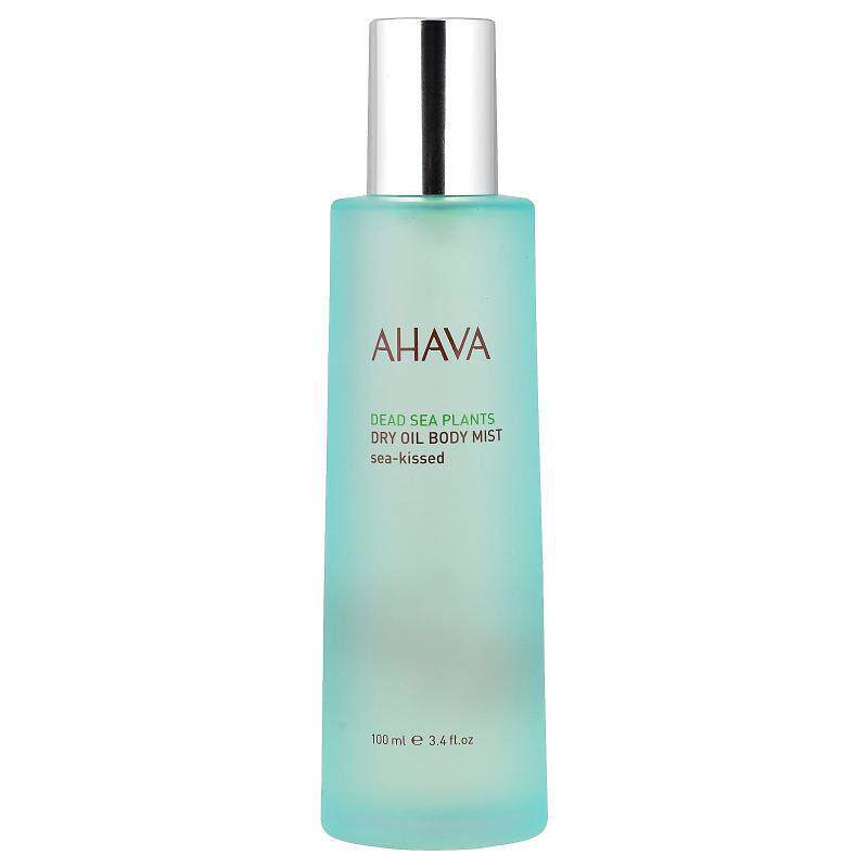 AHAVA,死海植物干油身体喷雾，海之吻，3.4 液量盎司（100 毫升）