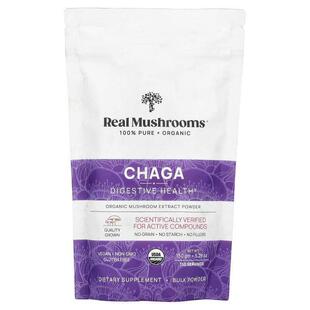 Real Mushrooms,Chaga, Organic Mushroom Extract Powder, 5.29
