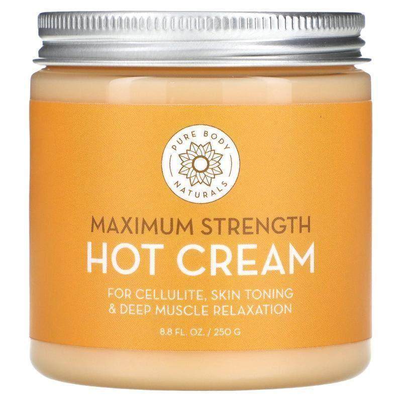 Pure Body Naturals,特强型热敷霜，8.8 液量盎司（250 克）,美容护肤/美体/精油,身体精华,淘宝优惠券,粉丝福利购,淘宝优惠卷