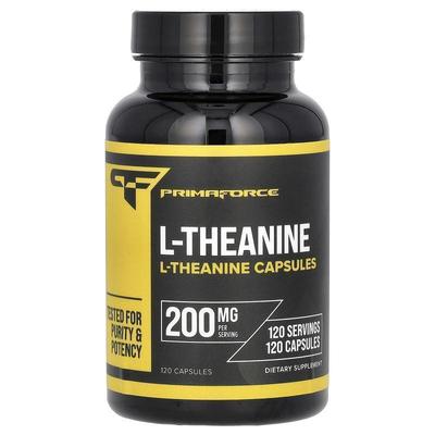 Primaforce,L-Theanine, 200 mg, 120 Capsules
