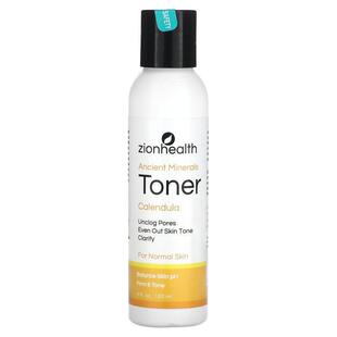Zion Health,Ancient Minerals Toner, Calendula, 4 fl oz (120