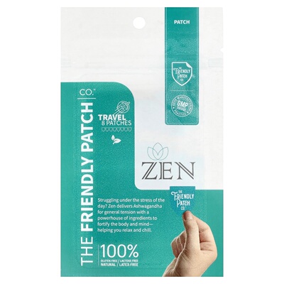 The Friendly Patch Zen压力贴片压力舒缓配方周末居家惬意相伴