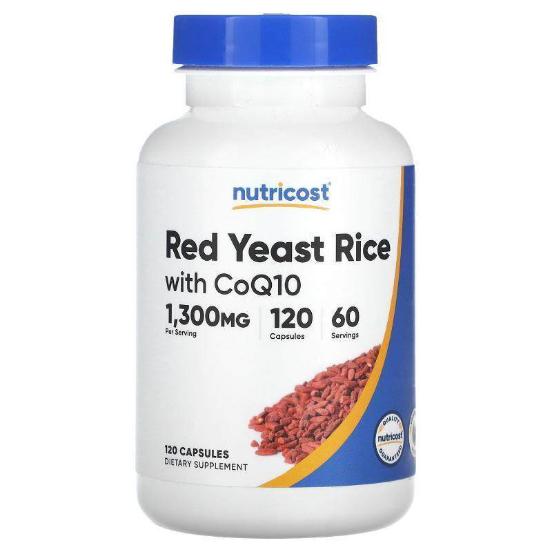 Nutricost,Red Yeast Rice With CoQ10, 650 mg, 120 Capsules