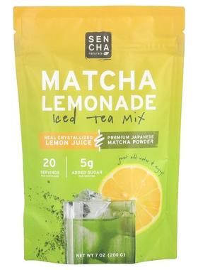 Sencha Naturals,Matcha Lemonade Iced Tea Mix, 7 oz (200 g)