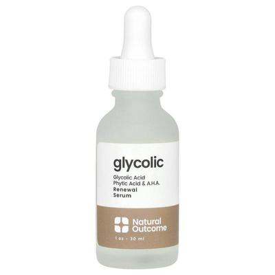 Natural Outcome,Glycolic, Renewal Serum, Fragrance Free