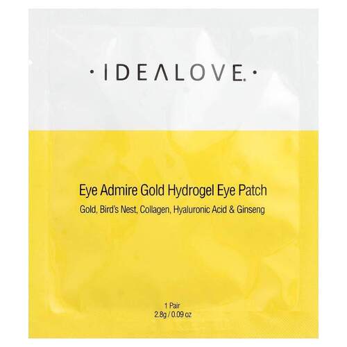 Idealove, Eye Admire Gold Hydrogel Eye Patches, 1 Pair