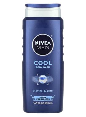 妮维雅,Men, Energy Body Wash, Mint &amp;amp; Cedarwood,