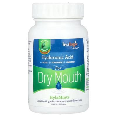 Hyalogic嘴干缓解透明质酸HylaMints薄荷含片